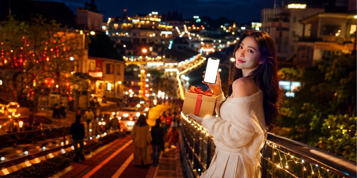Không khí lễ hội và giải trí di động tại Đà Lạt Việt Nam